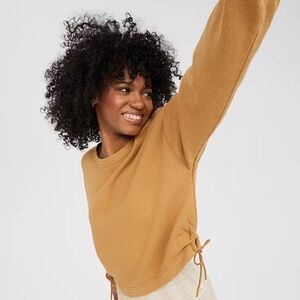 OFFLINE By Aerie Weekend Side Tie Sweatshirt